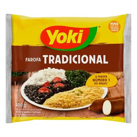 Farofa de Mandioca Tradicional - YOKI 400g
