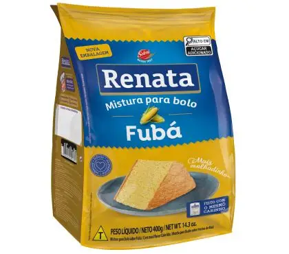 Mistura de Bolo Sabor Fubá - Renata 400g