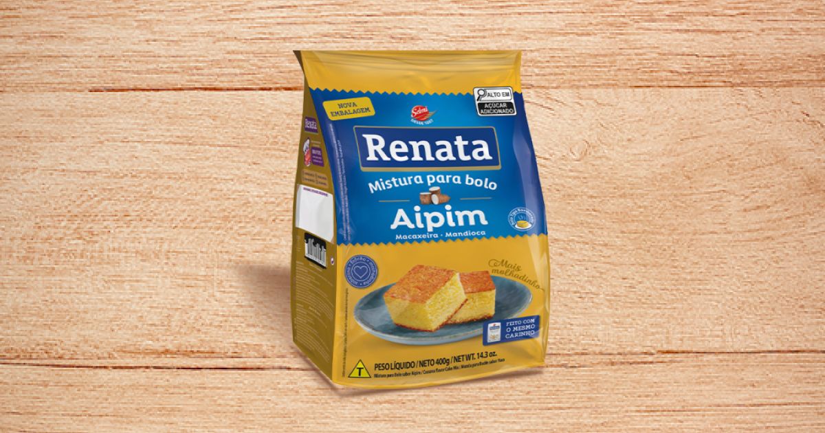 Mistura de Bolo Sabor Aipim - Renata 400g