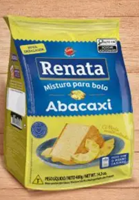Mistura de Bolo Sabor Abacaxi - Renata 400g