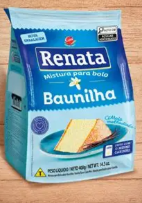 Mistura de Bolo Sabor Baunilha - Renata 400g
