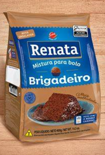 Mistura de Bolo Sabor Brigadeiro - Renata 400g