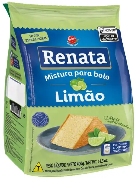 Mistura de Bolo Sabor Limão - Renata 400g