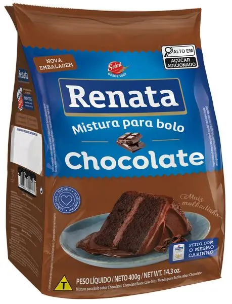Mistura de Bolo Sabor Chocolate - Renata 400g