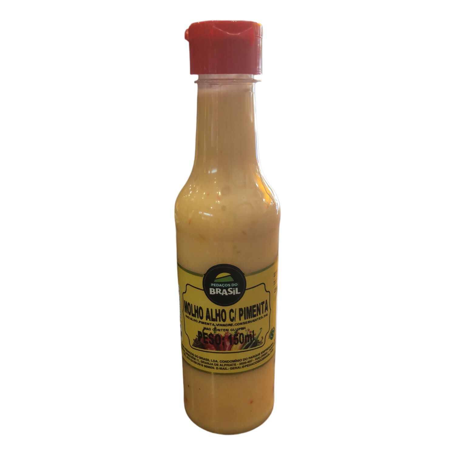 Molho Alho C/ Pimenta - Pedacos do Brasil 150ml