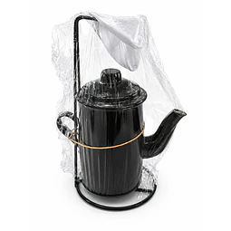 Coador de malha c /Bule Preto 