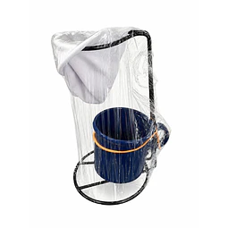 Coador de malha C/Caneca AZUL 