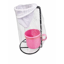 Coador de malha C/Caneca Rosa