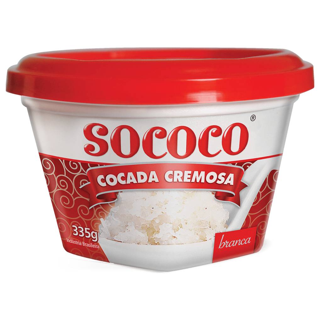 Cocada Cremosa Branca Sococo 335g