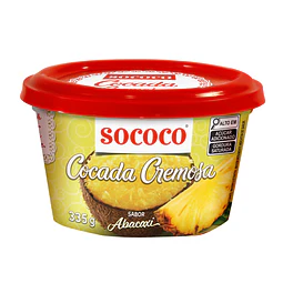 Cocada Cremosa Abacaxi Sococo 335g