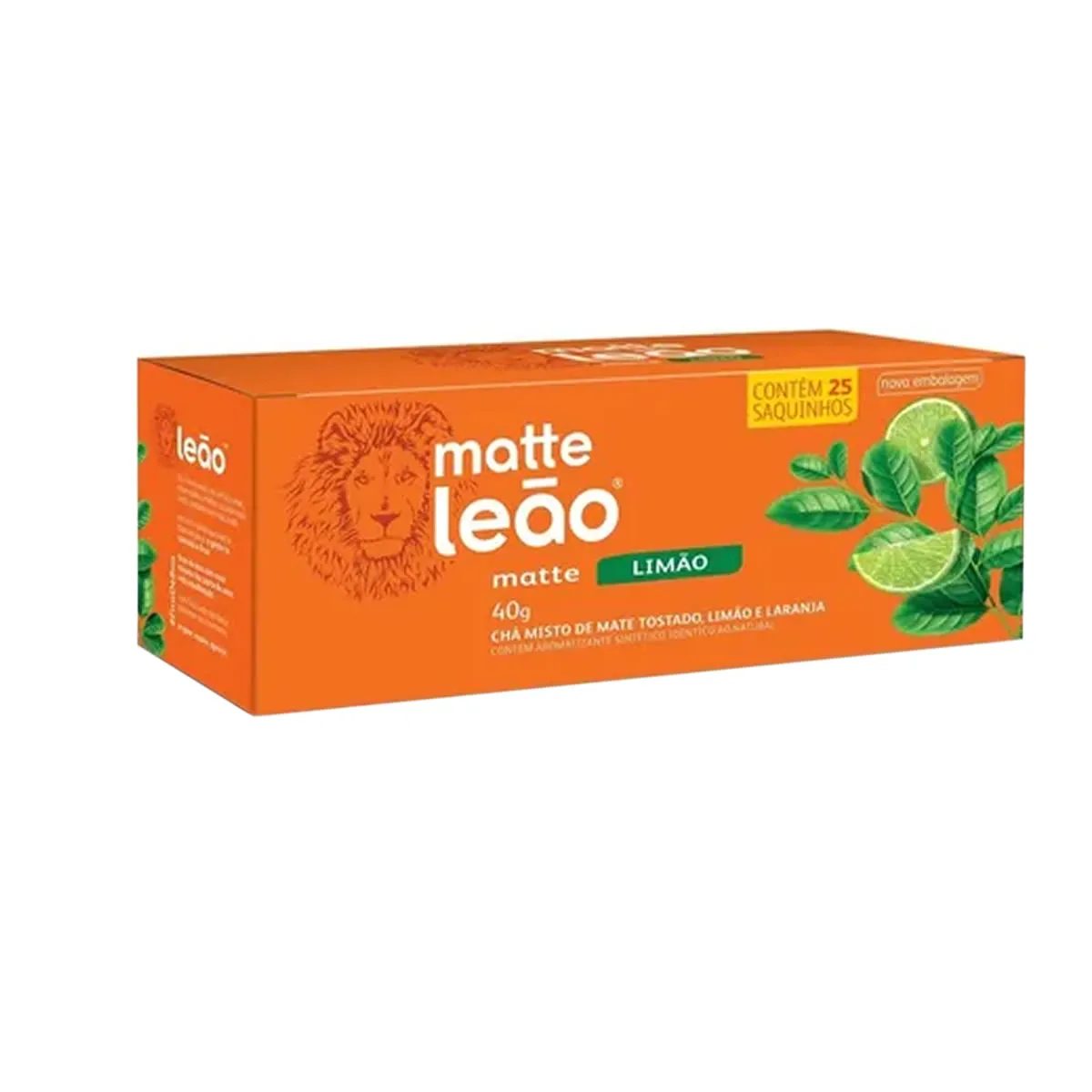 Chá Matte Limão 25 saq. - Leão 40g
