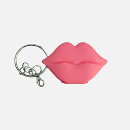 Chaveiro  abridor de lata beijo pink