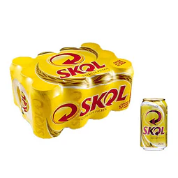 Cerveja Skol Pack com 12 Latas
