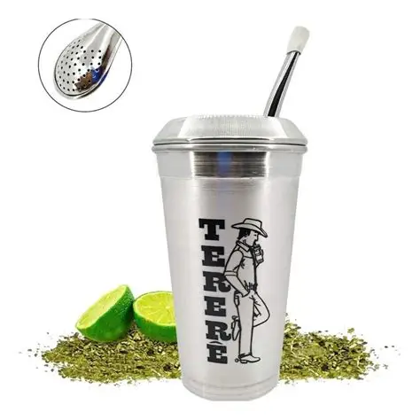 Cuia Copo Terere  Completo Bomba /Tampa