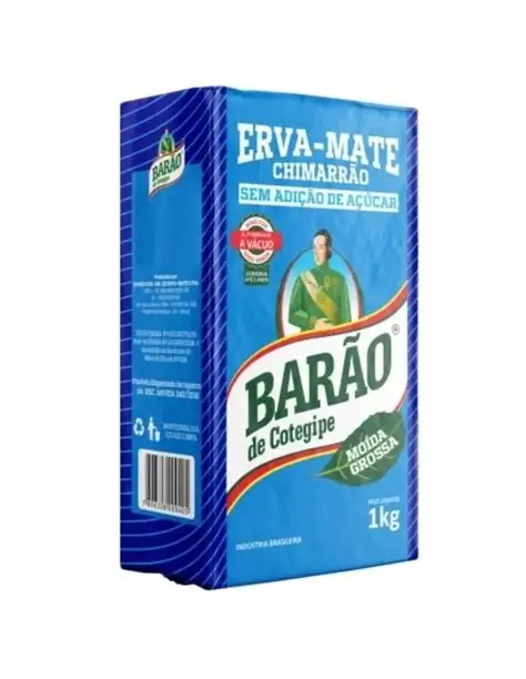  Erva Mate BARÃO MOÍDA GROSSA Chimarrão 1 Kg
