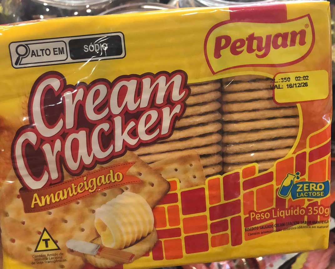 Biscoito Cream Cracker - Petyan 350g