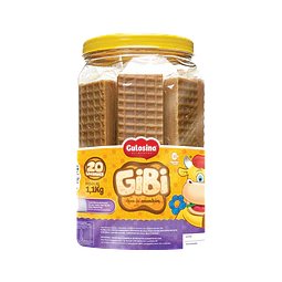 Doce de Amendoim GIBI Gulosina - Pote 1,1 kg com 20un