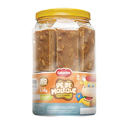 Doce de Amendoim Pé de Moleque Gulosina - Pote 1,1 kg com 20un