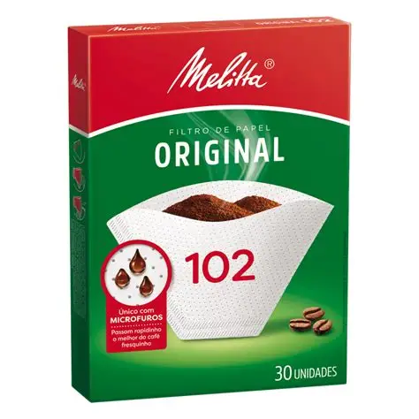 Filtro de Papel para Coador de Café 102 - Melitta 30 Unidades