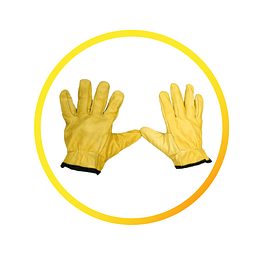 GUANTES DE VAQUETA CORTOS