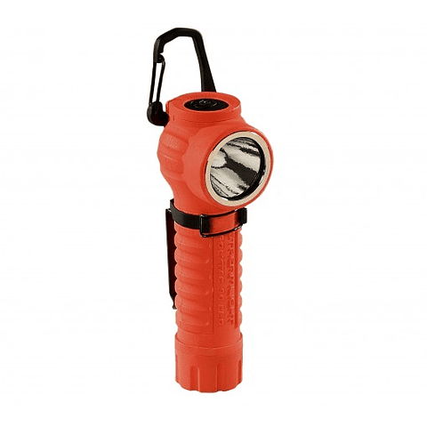 LINTERNA STREAMLIGHT POLYTAC 90X CON BATERIA LITIO NARANJA CON GEAR KEEPER (88832)