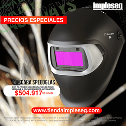 MASCARA SPEEDGLAS 100V AUTO OSCURECENTE COLOR NEGRO FILTRO VARIABLE 3 / 8-12