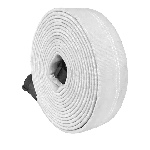 MANGUERA DOBLE CHAQUETA DJ LONA 2.5"x100'; KEY FIRE HOSE CERTIFICADA UL/FM COLOR BLANCO (ECO-10)