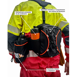 Mochila Forestal Hornet Para Bomberos Con Hidratación 1.5l