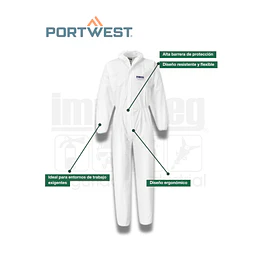 Overol De Protección Portwest St40 Tipo 5/6