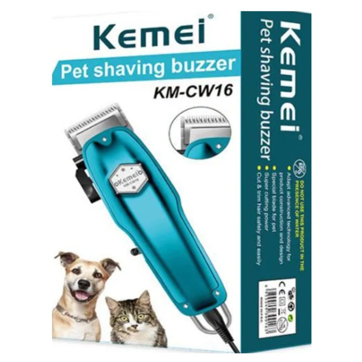 Máquina Cortadora de Cabello Kemei Pet Shaving Buzzer