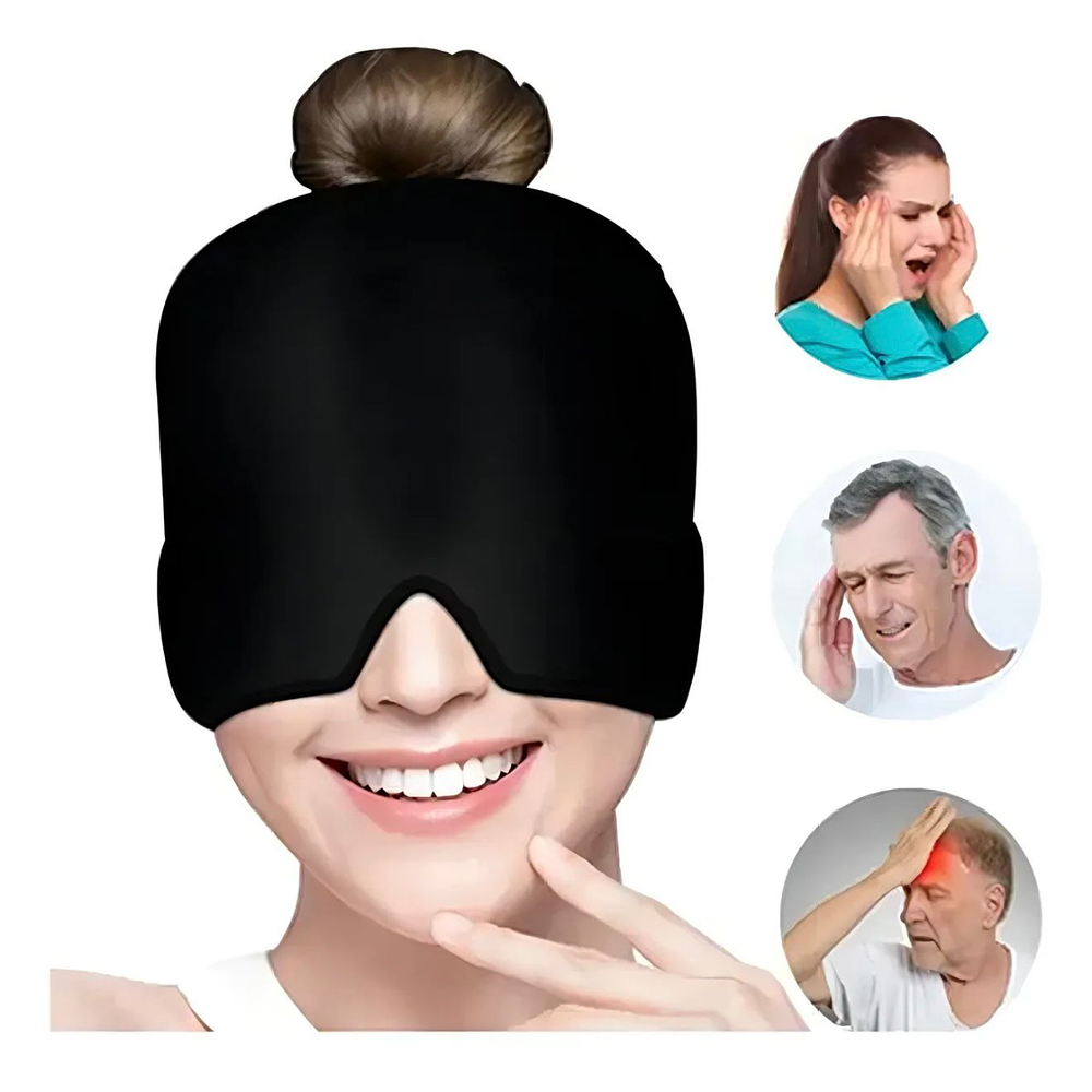Gorro de Gel Para Migraña Compresa Frio y Caliente  