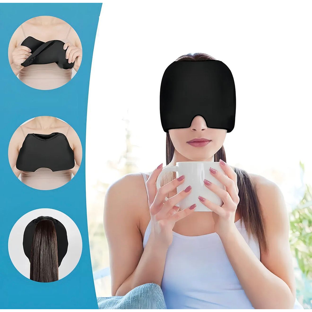 Gorro de Gel Para Migraña Compresa Frio y Caliente  