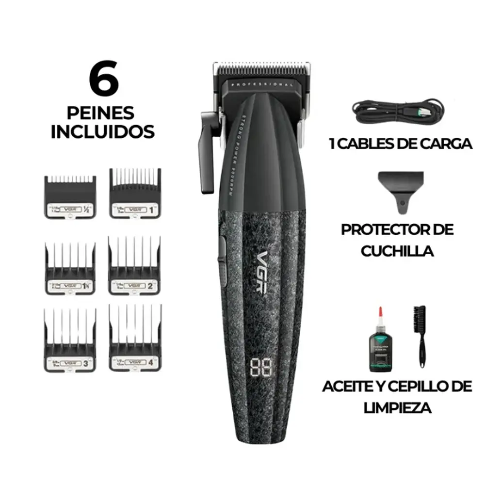 Combo Profesional de Barberia  VGR V-640 S4
