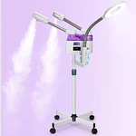 Vaporizador  Luz Ozono Frio Y Calor  Con Pedestal + Lupa led