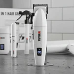 Combo Wmark Pro. NG-8635 6 en 1 Afeitadora y Secador Blanco