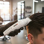 Combo Wmark Pro. NG-8635 6 en 1 Afeitadora y Secador Blanco