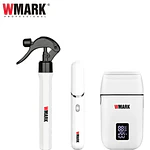 Combo Wmark Pro. NG-8635 6 en 1 Afeitadora y Secador Blanco