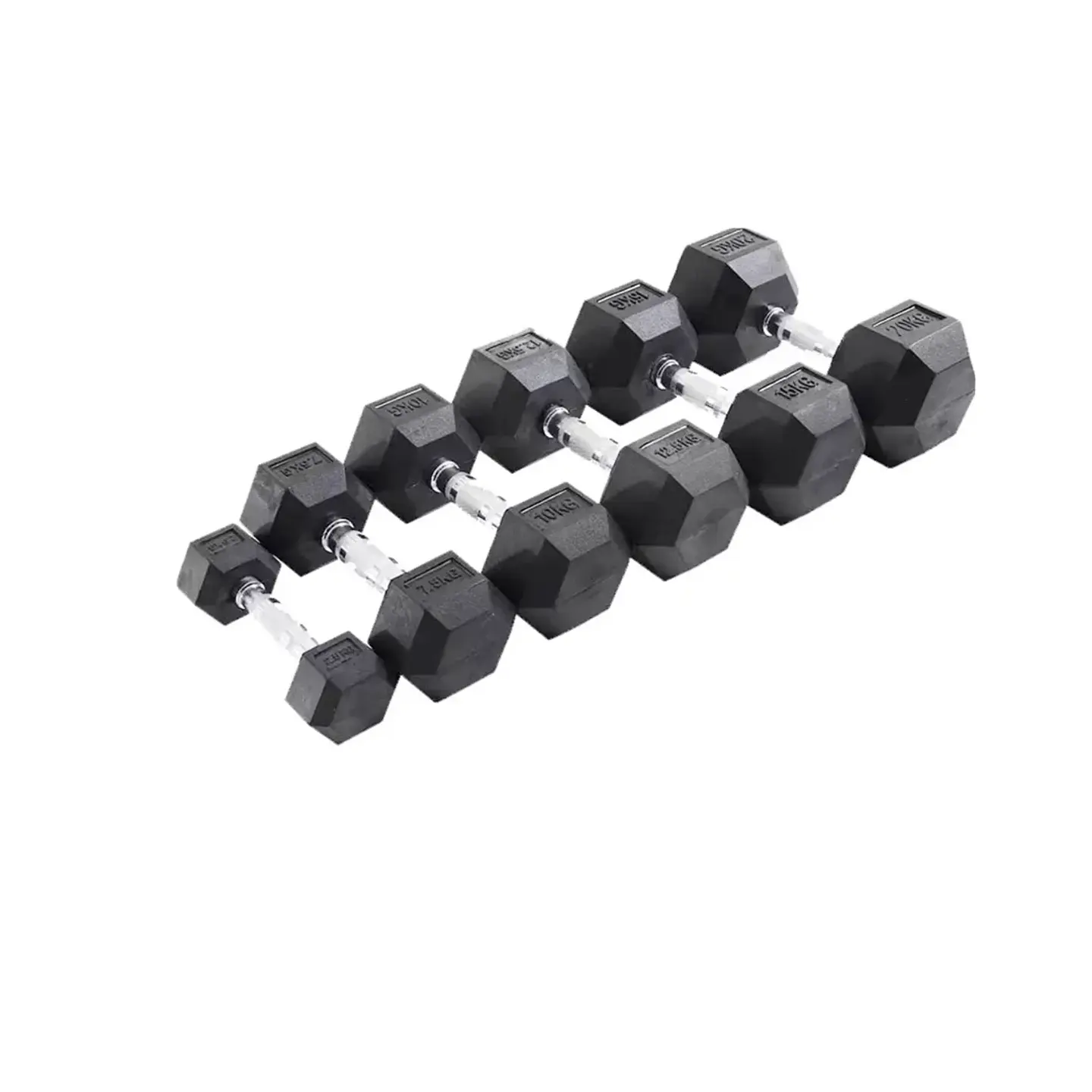 Par de Mancuernas Hexagonales 10 kg (Total 20 kg) 2