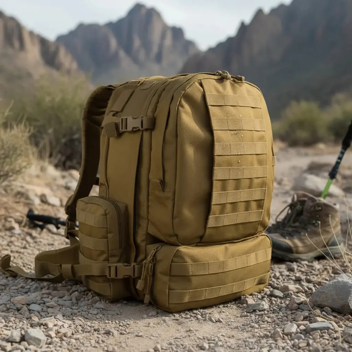 Mochila Táctica 60L Coyote 1