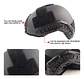 Casco Negro Airsoft Tipo Fast - Miniatura 6