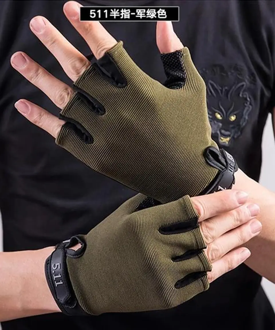 Guantes Medio Dedo Deportivo (5.11 Style) 6