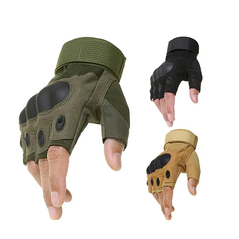 Guantes Medio Dedo Táctico