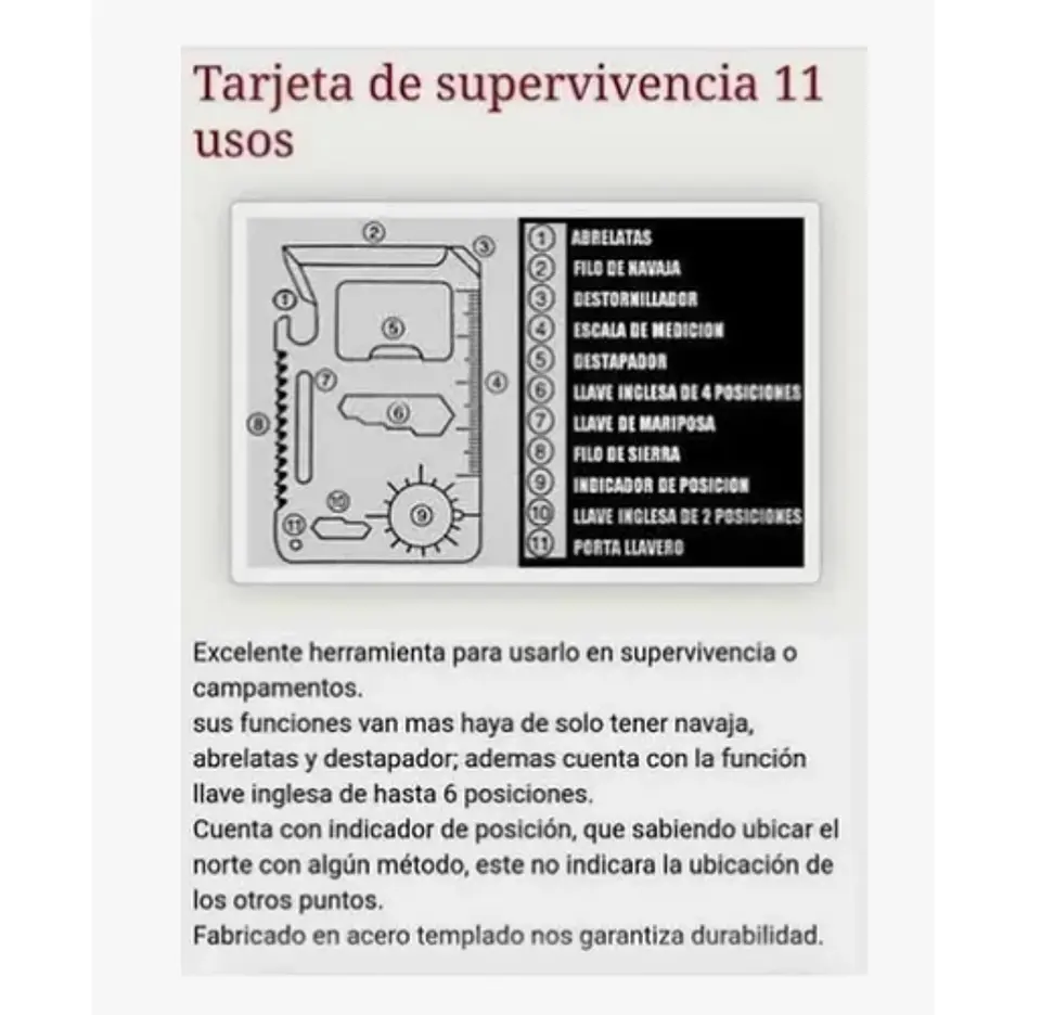 Tarjeta Multifuncional 7