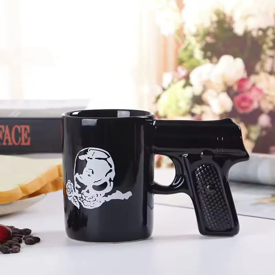 Tazón con Mango de Pistola 3