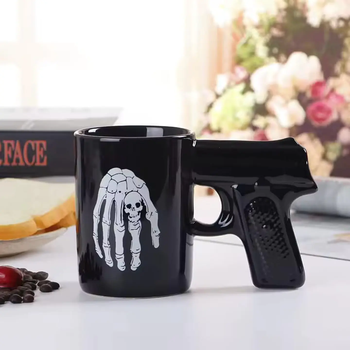 Tazón con Mango de Pistola 4