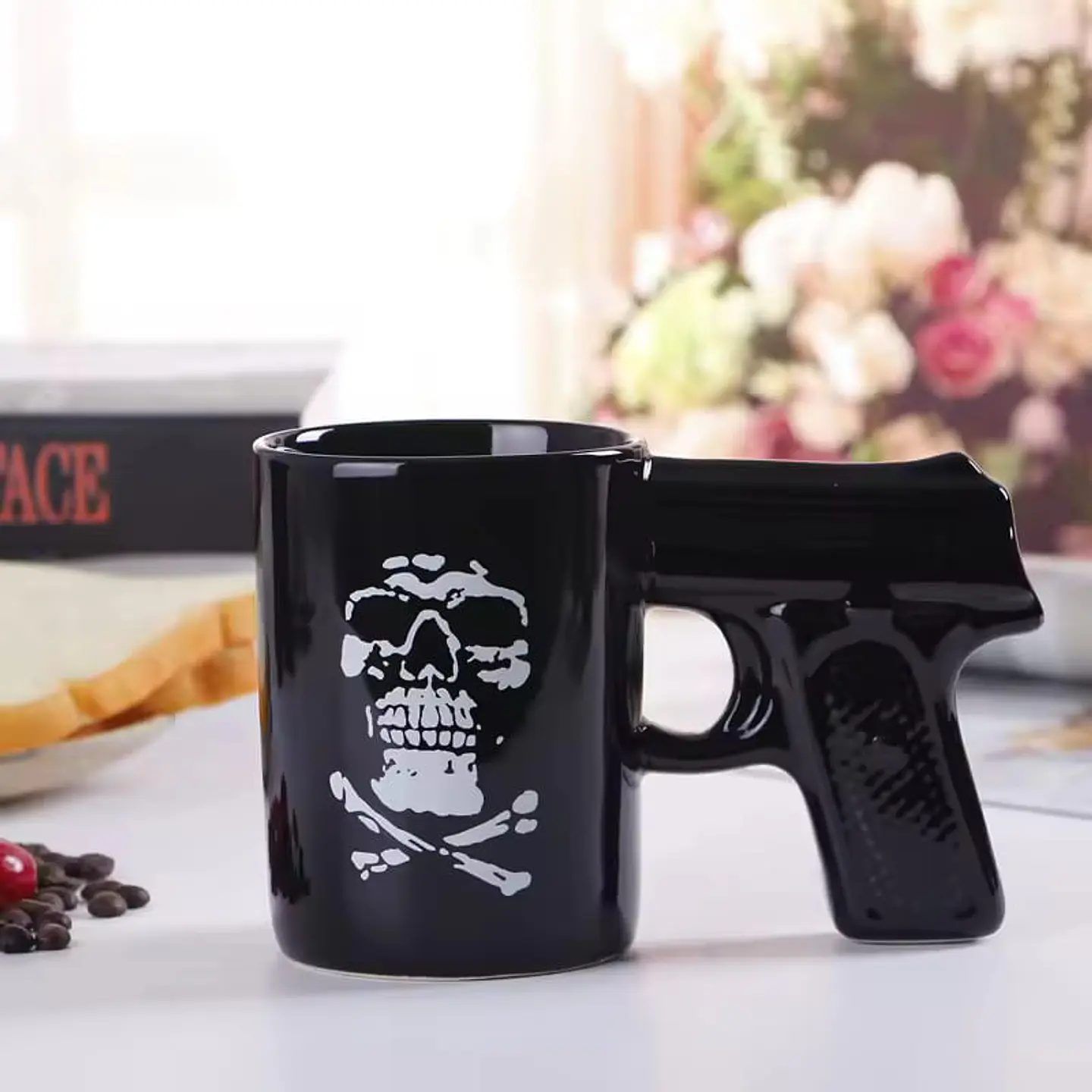 Tazón con Mango de Pistola 5