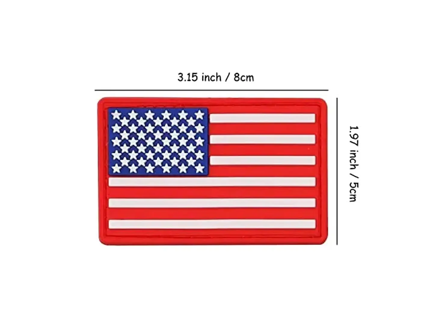 Parche Bandera PVC EE.UU. 2