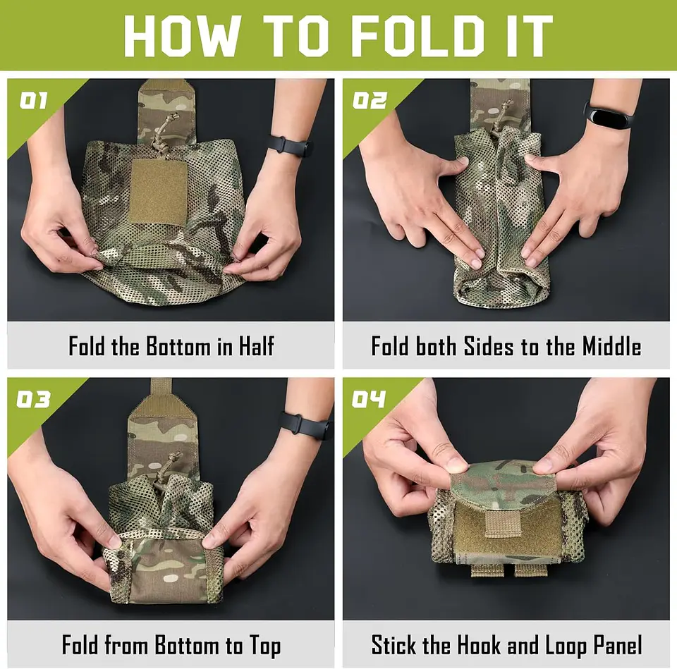 Bolsa Táctica de Reciclaje Malla Cordura 4