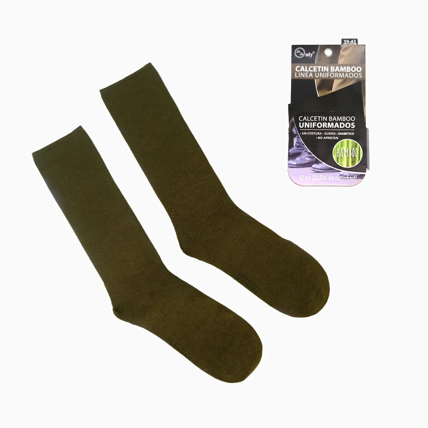 Calcetines Bamboo Zaza Carabinero Sin Costuras Uniformados