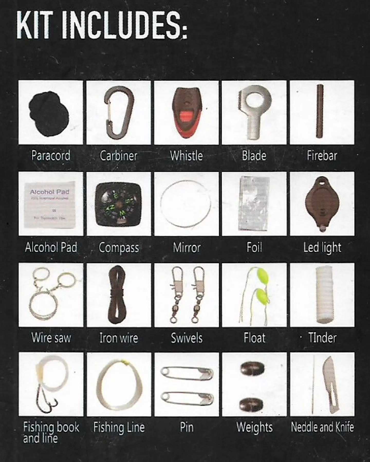 Kit de Supervivencia Paracord 6